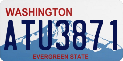WA license plate ATU3871