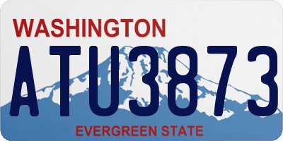 WA license plate ATU3873