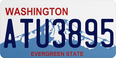 WA license plate ATU3895