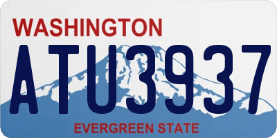 WA license plate ATU3937