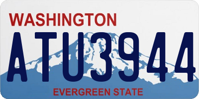 WA license plate ATU3944