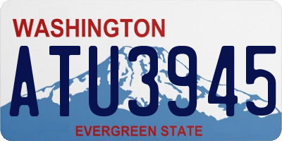 WA license plate ATU3945