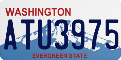 WA license plate ATU3975