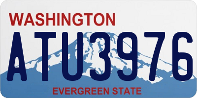 WA license plate ATU3976