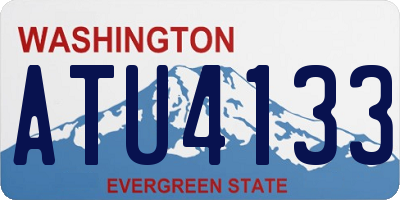 WA license plate ATU4133