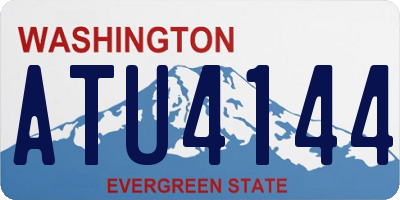 WA license plate ATU4144