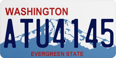 WA license plate ATU4145