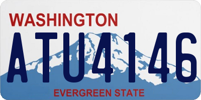 WA license plate ATU4146