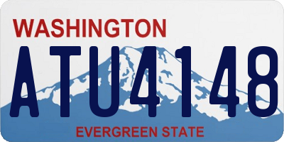 WA license plate ATU4148