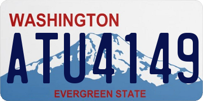 WA license plate ATU4149