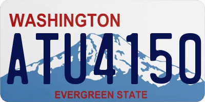 WA license plate ATU4150