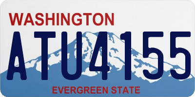 WA license plate ATU4155