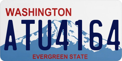 WA license plate ATU4164