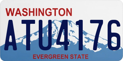 WA license plate ATU4176