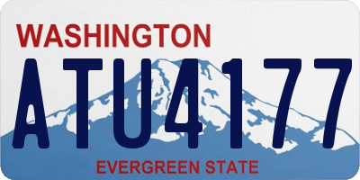 WA license plate ATU4177
