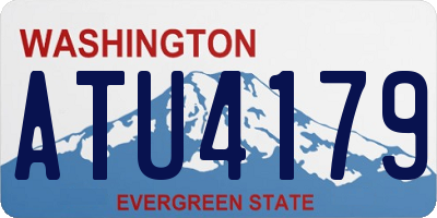 WA license plate ATU4179