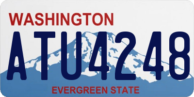 WA license plate ATU4248