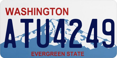 WA license plate ATU4249