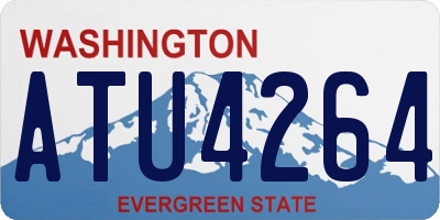 WA license plate ATU4264
