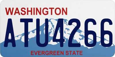 WA license plate ATU4266