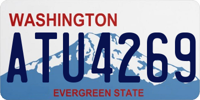 WA license plate ATU4269