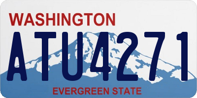 WA license plate ATU4271