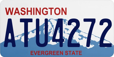 WA license plate ATU4272