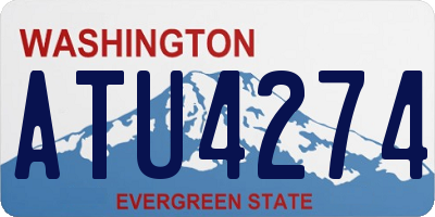 WA license plate ATU4274