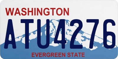 WA license plate ATU4276