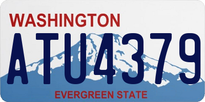 WA license plate ATU4379