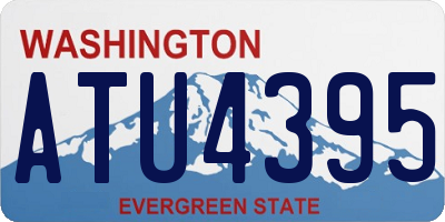 WA license plate ATU4395