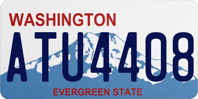 WA license plate ATU4408
