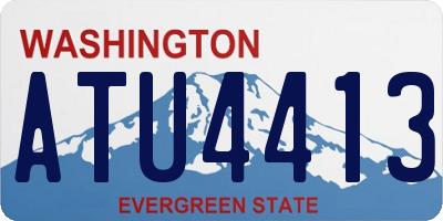 WA license plate ATU4413
