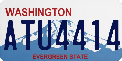 WA license plate ATU4414