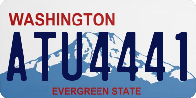 WA license plate ATU4441