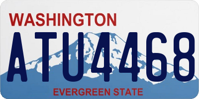 WA license plate ATU4468