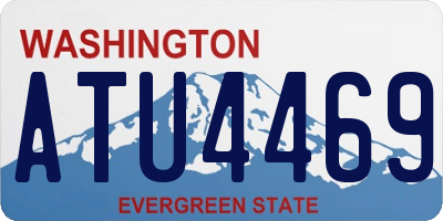 WA license plate ATU4469