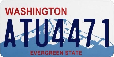 WA license plate ATU4471