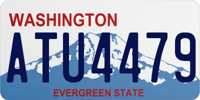 WA license plate ATU4479