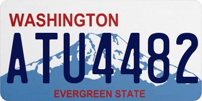 WA license plate ATU4482