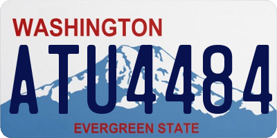 WA license plate ATU4484