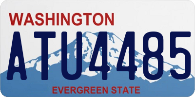 WA license plate ATU4485