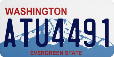 WA license plate ATU4491