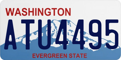 WA license plate ATU4495