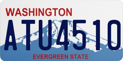WA license plate ATU4510