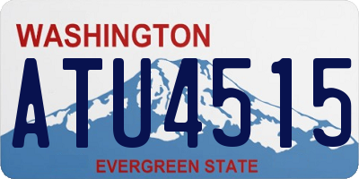 WA license plate ATU4515