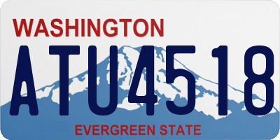 WA license plate ATU4518