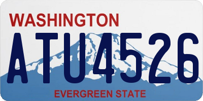 WA license plate ATU4526