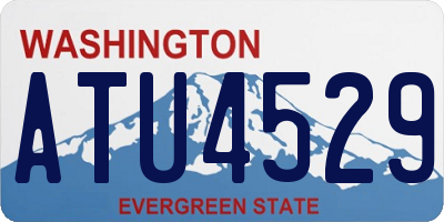 WA license plate ATU4529