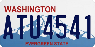 WA license plate ATU4541